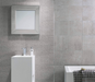 Porcelanosa Rodano Acero 33.299999999999997x100cm shown in a styled room setting