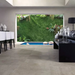 Porcelanosa Rodano Taupe L 44.3x44.3cm shown in a styled room setting