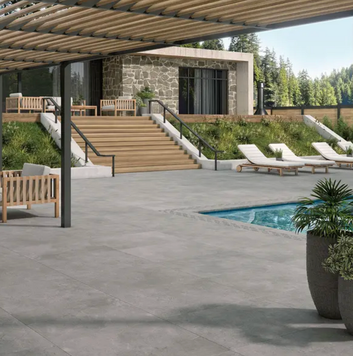 Rockefeller Grey Outdoor Matt 60x90cm image 2