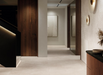 Porcelanosa Saddle Caliza 45x120cm shown in a styled room setting