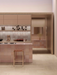 Porcelanosa Saddle Caliza 45x120cm shown in a styled room setting