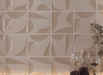 Porcelanosa Sails Earth 16x16x0.95 16x16cm shown in a styled room setting