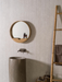 Porcelanosa Spiga Coral Acero 45x120cm shown in a styled room setting