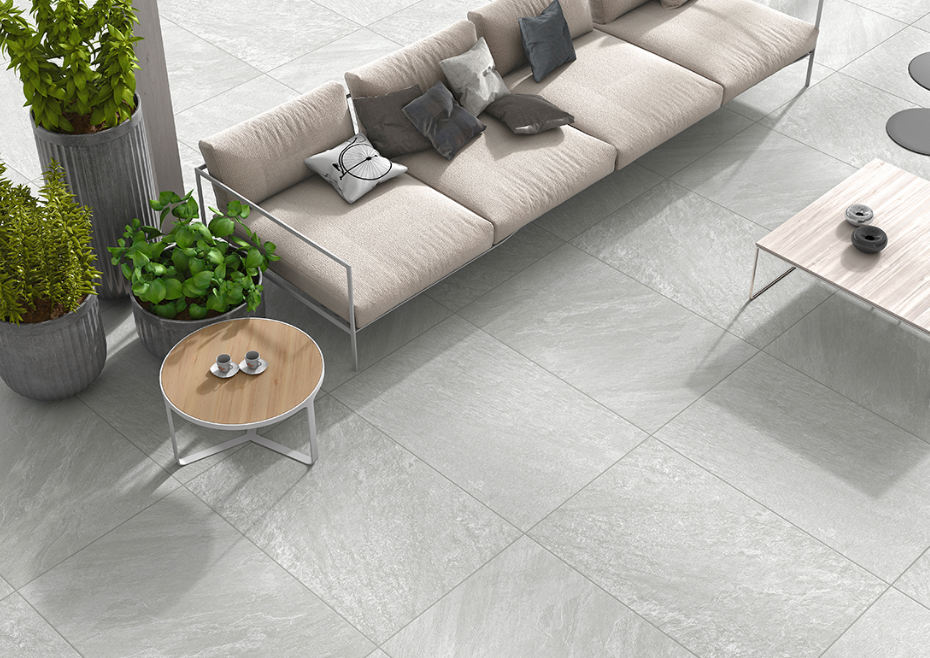 Lifescape Sandrock Silver Outdoor Porcelain Paving Slab 60x90cm 2cm R11
