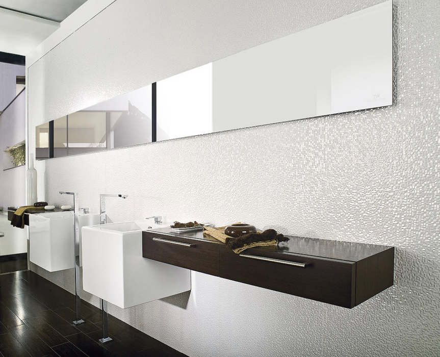 Porcelanosa Cubica Blanco - 25x44.3cm Decor Wall Tiles