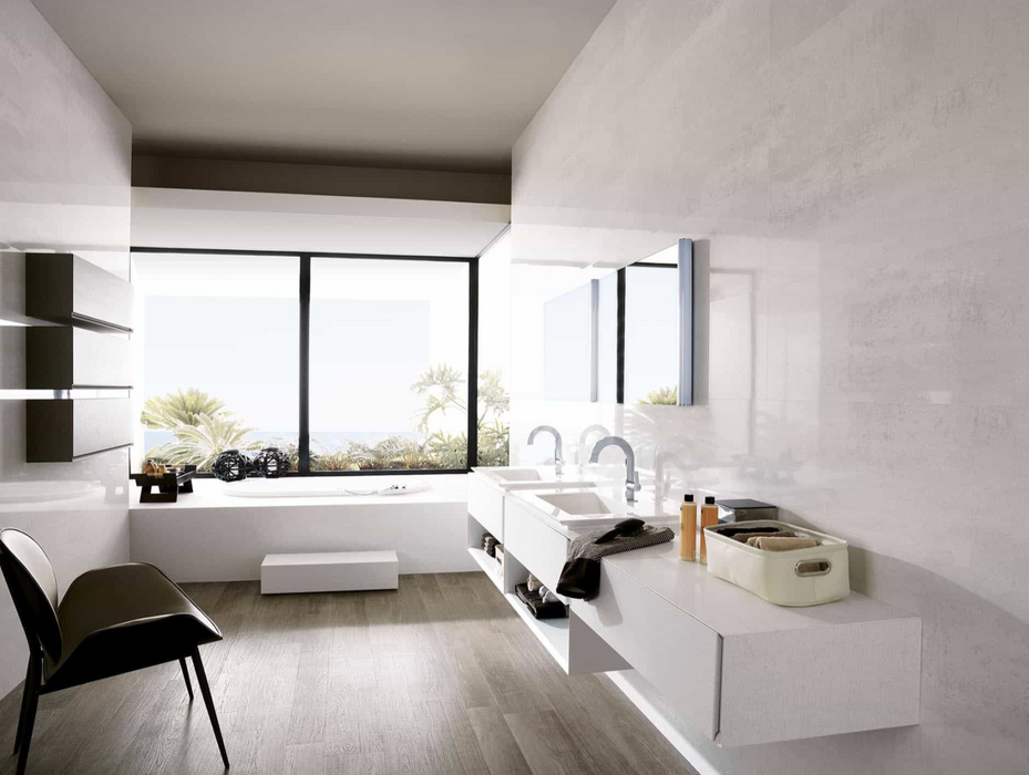 Porcelanosa Shine Platino - 33.3x100cm - Gloss Wall Tiles