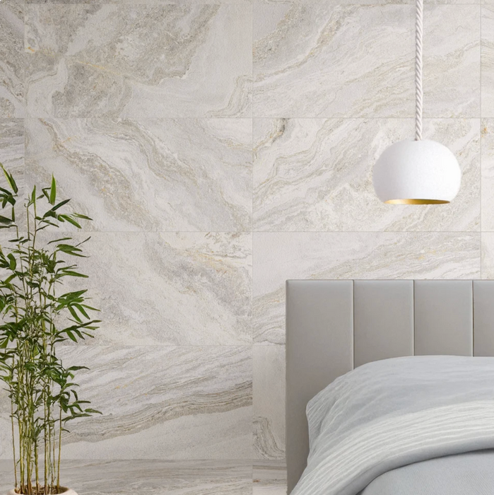 Silver Peak Arctic Quartz Stone Matt 60x60cm