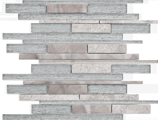 Strata Arctic Stone Mosaic 30x30cm