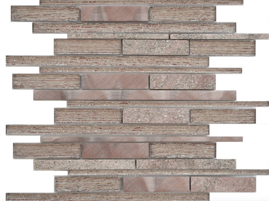 Strata Gold Stone Mosaic 30x30cm