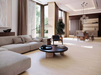 Porcelanosa Taranto Marfil 59.6x150cm shown in a styled room setting