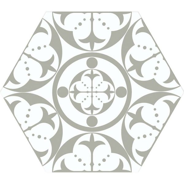 £64.99M2 Carnaby Hexagon Décor Grey Tile