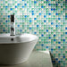 Lunessa Pearl Aqua Glass Mosaic – 2.3x2.3cm - product image 2