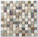 Westara Cream Glass/Stone Mix Mosaic – 2.3x2.3cm