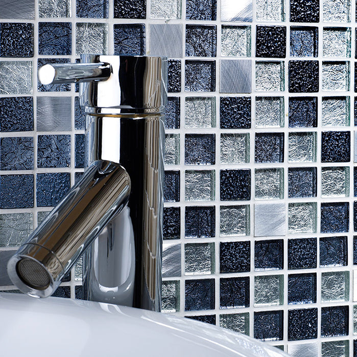 Calista Fusion Glass/Metal Mix Mosaic – 2.3x2.3cm