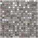 Florence Grey Glass/Stone/Metal Mix Mosaic – 1.5x1.5cm