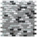 Lynton Lancer 139 Glass/Metal Mix Mini Brick Mosaic – 1.5x3cm