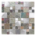 Quorra Glass/Stone/Metal Mix Modular Mosaic – 30x30cm
