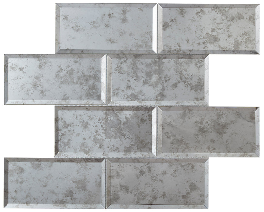 Bayswater Bevel Antique Mirror Brick Mosaic – 7.5x15cm