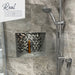 Knightsbridge Grey Herringbone Glass/Mirror Mosaic – 1.5x3cm - product image 3