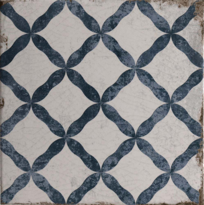 Marrakesh Antique Blue Matt Glazed Porcelain Wall & Floor – 20x20cm