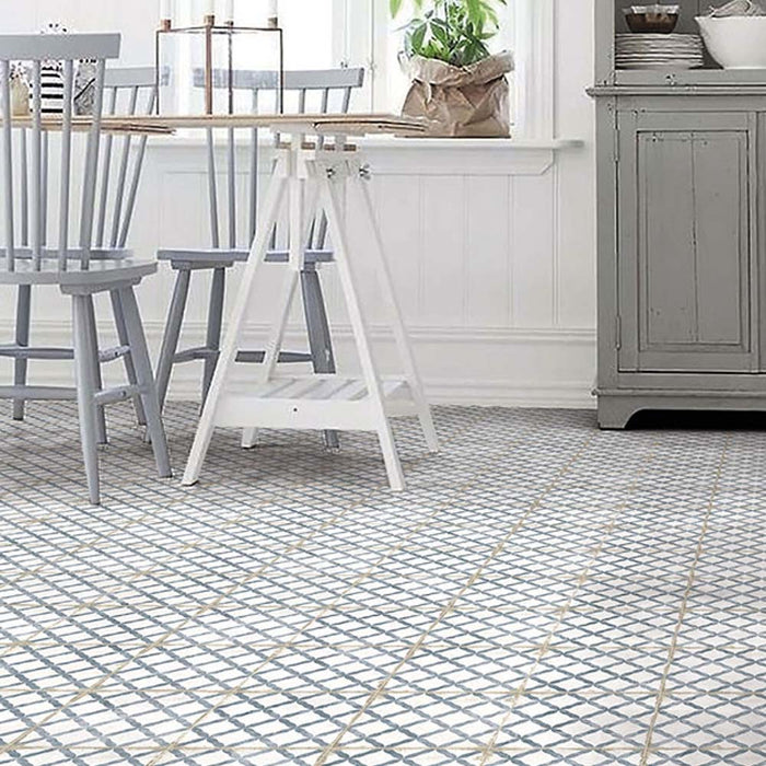 Marrakesh Antique Blue Matt Glazed Porcelain Wall & Floor – 20x20cm - product image 2