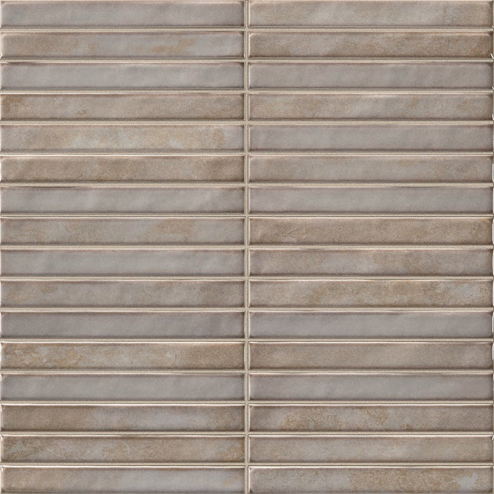 Brecon Linear Grey Ceramic Wall Tile – 35x35cm - product image 3