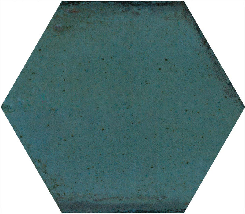 Sandringham Blue Hexagon Gloss Ceramic Wall – 15x17.3cm - product image 9