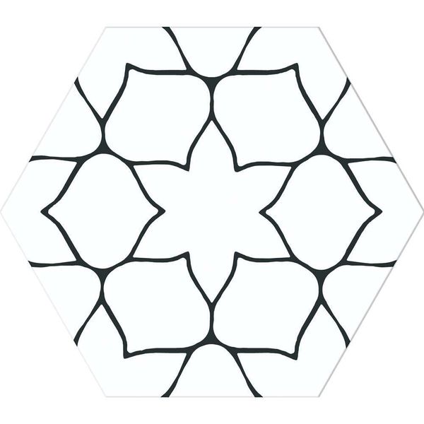 £64.99M2 Kerala Hexagon White Tile