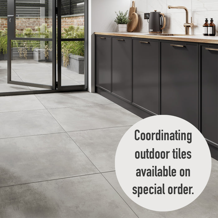 York Ash Glazed Porcelain Wall & Floor – 80x80cm - product image 5