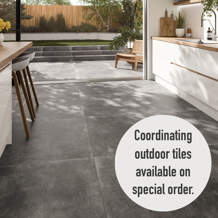 York Grey Glazed Porcelain Wall & Floor – 80x80cm - product image 5