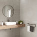 Yarrow Silver Gloss Ceramic Wall Tile – 30x45cm