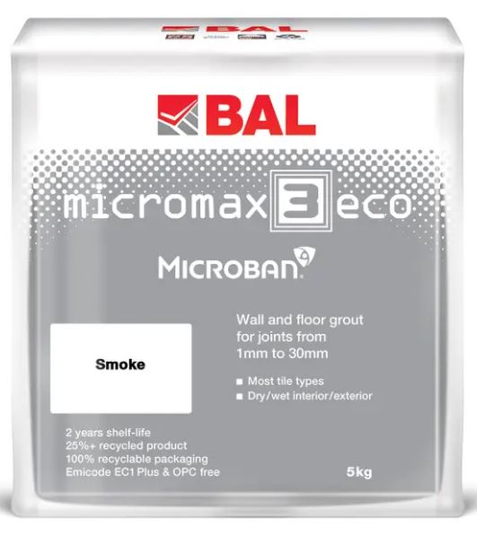BAL Micromax3 Eco Grout Smoke 5kg