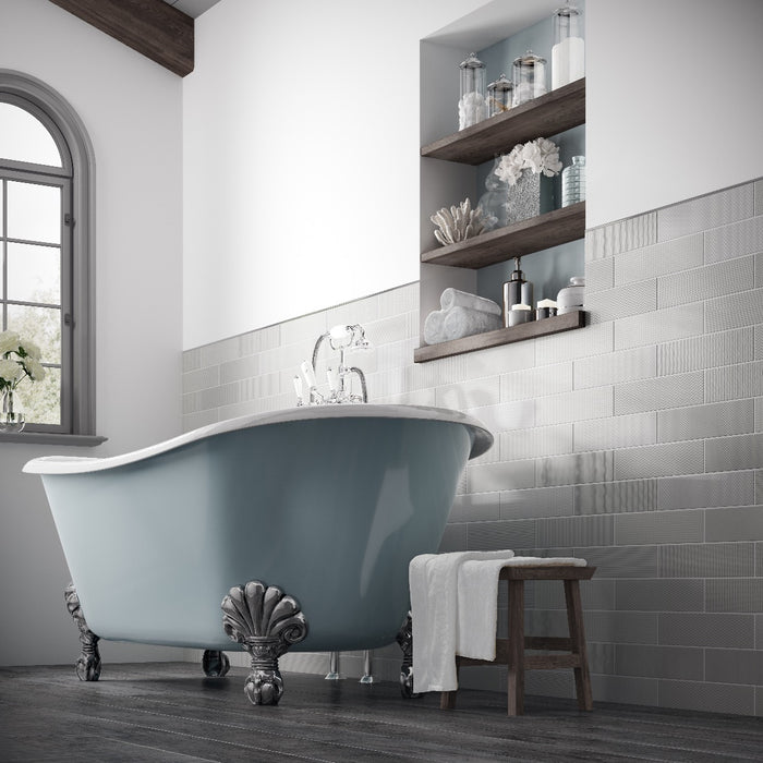 Koralis Patterns Grey Gloss Wall – 7.5x30cm - product image 20