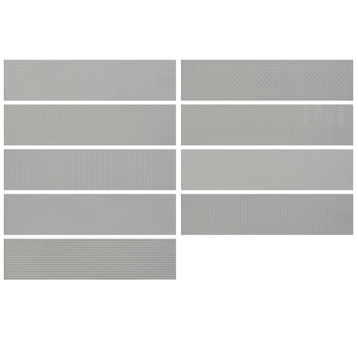 Koralis Patterns Grey Gloss Wall – 7.5x30cm - product image 10