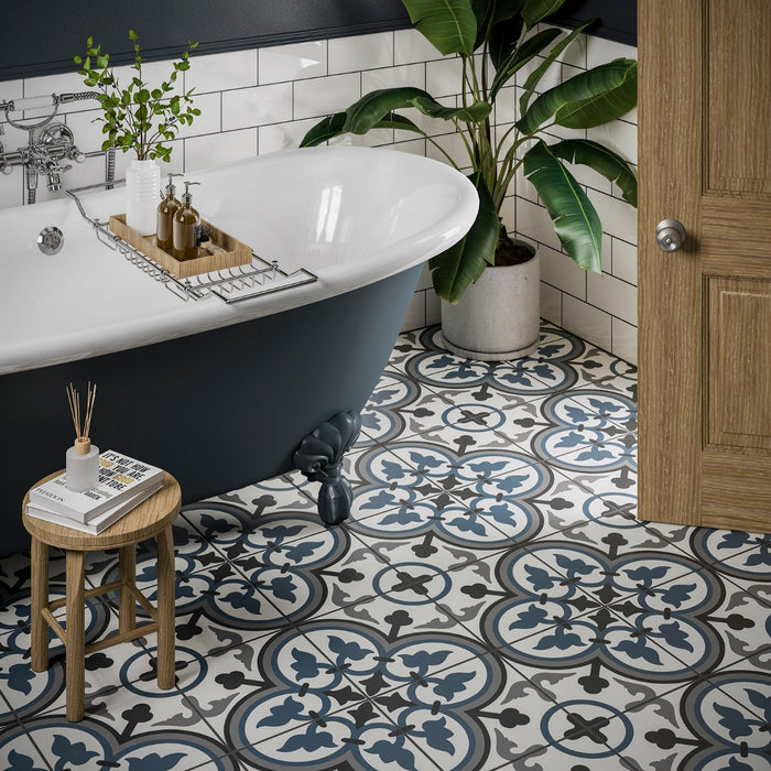 Wetherby Patterned Matt Glazed Ceramic Wall & Floor – 25x25cm - product image 4