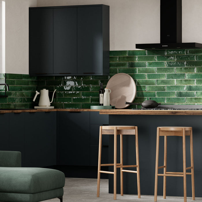 Sandringham Green Gloss Ceramic Wall – 7.5x30cm - product image 4