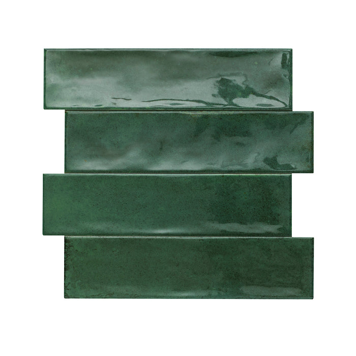 Sandringham Green Gloss Ceramic Wall – 7.5x30cm - product image 3