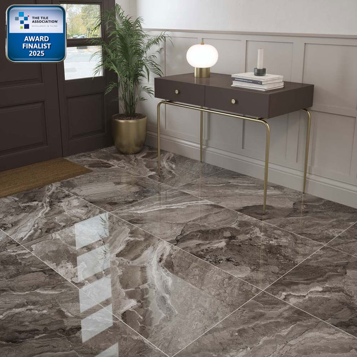 Tuscany Slate Grey Polished Glazed Porcelain Wall & Floor – 60x120cm - product image 6