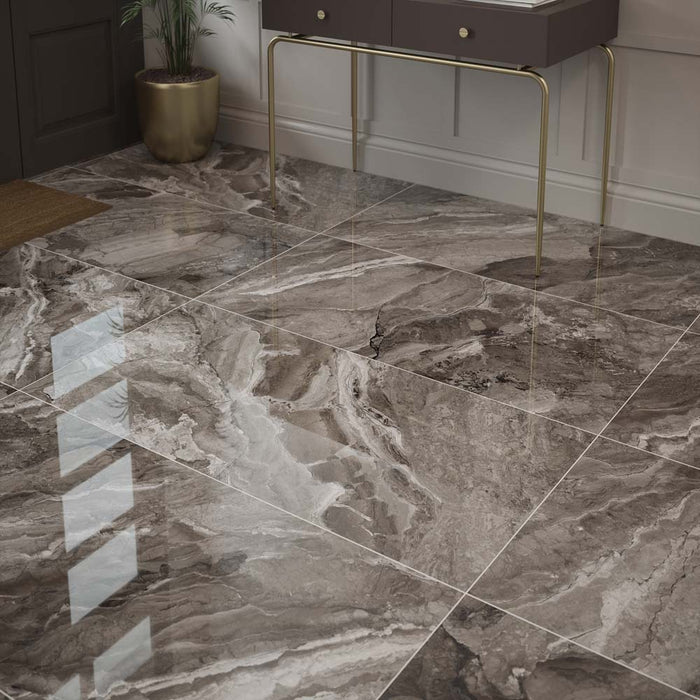 Tuscany Slate Grey Polished Glazed Porcelain Wall & Floor – 60x120cm - product image 4