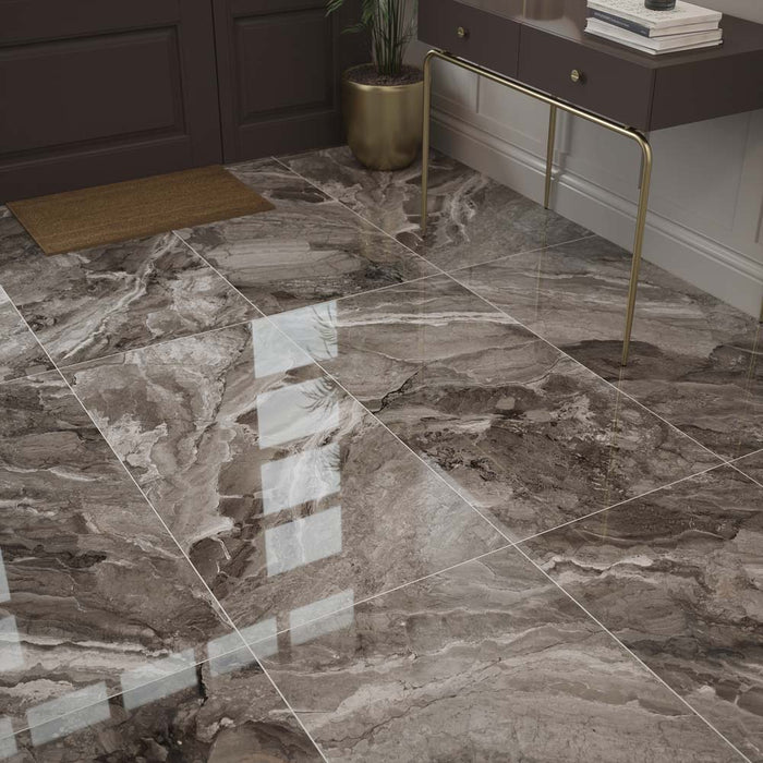 Tuscany Slate Grey Polished Glazed Porcelain Wall & Floor – 60x120cm - product image 5