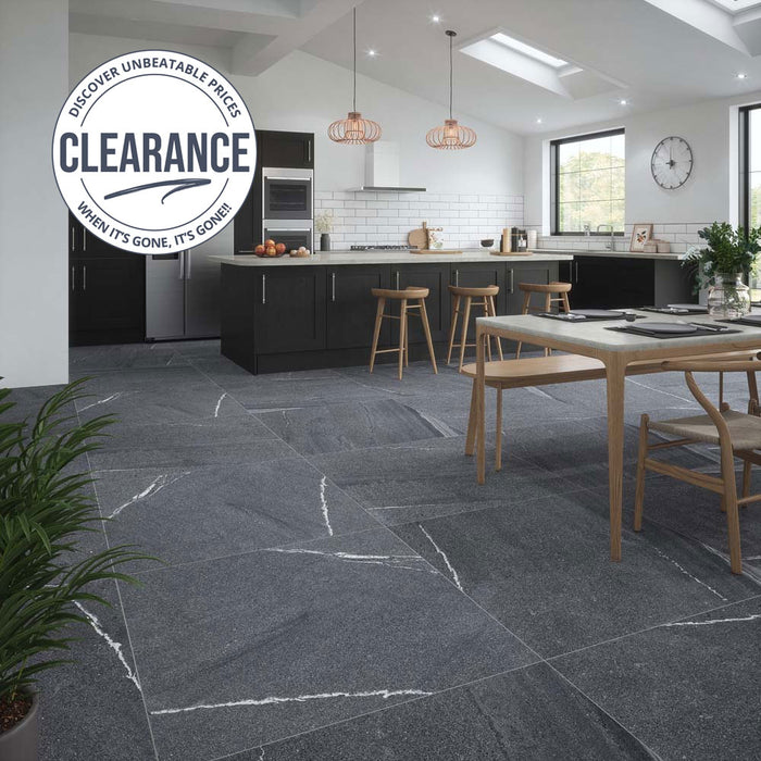 Lancaster Anthracite Matt Porcelain Wall & Floor – 100x100cm - product image 5