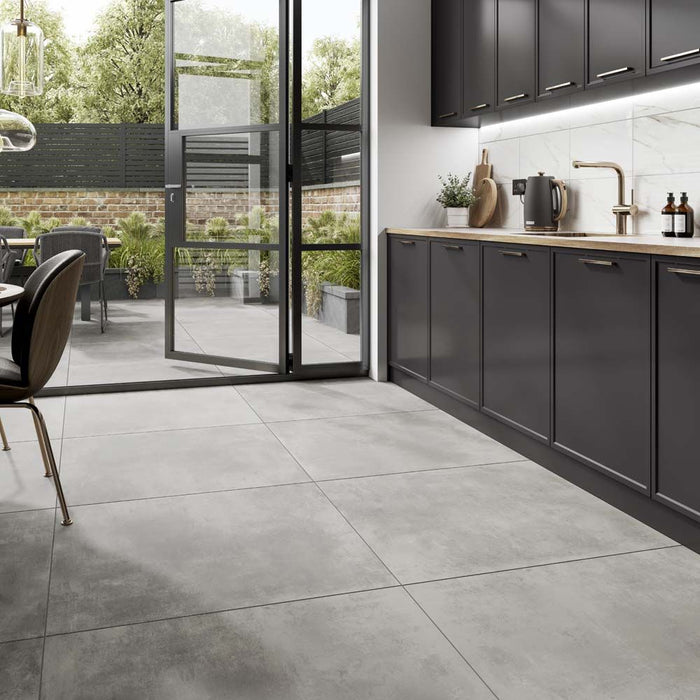York Ash Glazed Porcelain Wall & Floor – 80x80cm