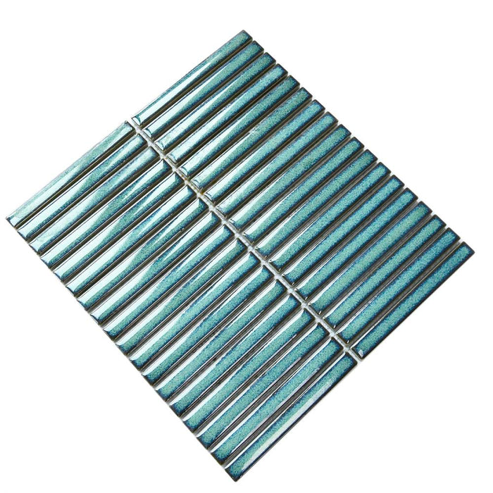 Umbera Green Gloss Glazed Porcelain Mosaic – 31.3x29.6cm - product image 3