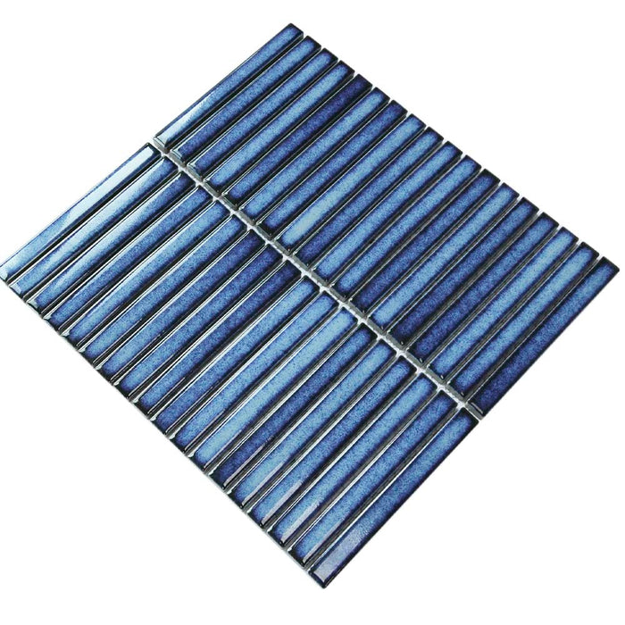 Umbera Blue Gloss Glazed Porcelain Mosaic – 31.3x29.6cm - product image 3