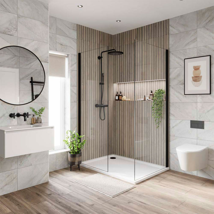 Rovelle Dark Oak Panel D√©cor Porcelain Wall – 60x120cm