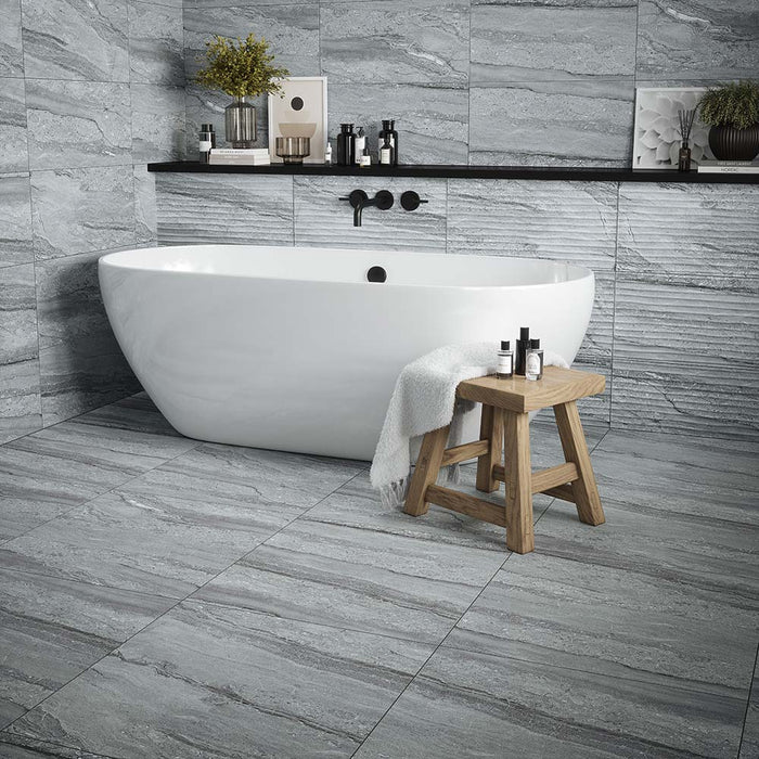 Valetta Grey Matt Porcelain Wall & Floor – 60x60cm - product image 7
