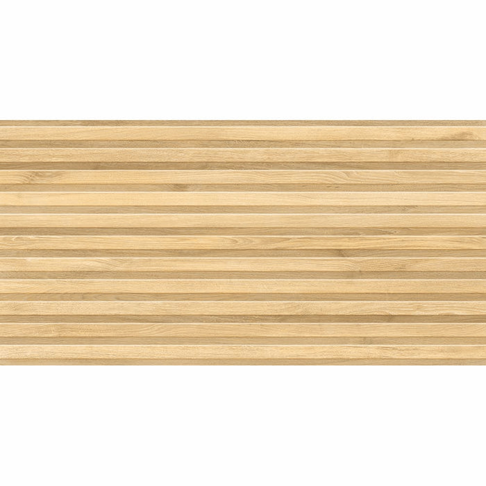 Rovelle Light Oak Panel D√©cor Porcelain Wall – 60x120cm