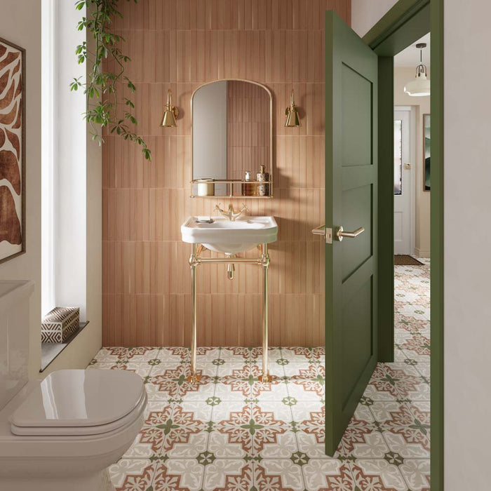 Westmorland Terracotta Matt Vitrified Ceramic Wall & Floor – 45x45cm - product image 4