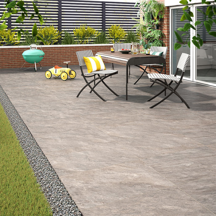 Edinburgh Stone Grey Glazed Porcelain 600x900x20mm (Unboxed) – 60x90cm - product image 5