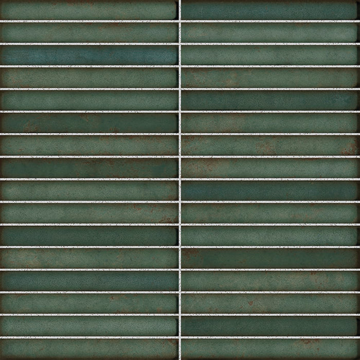 Brecon Linear Emerald Ceramic Wall Tile – 35x35cm - product image 3